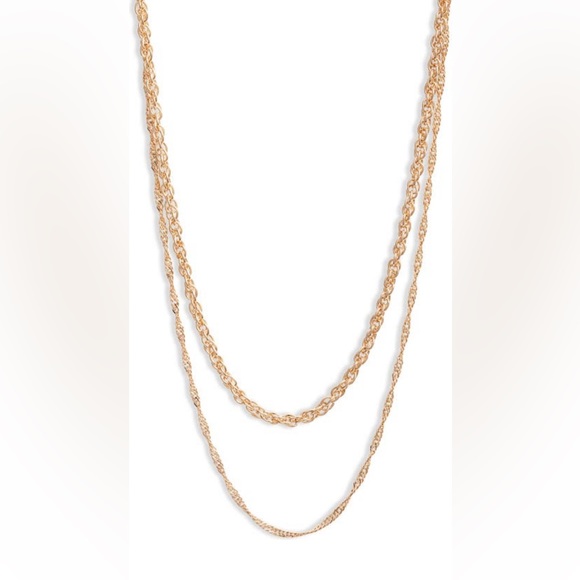 8 Other Reasons Gold layered chain necklace in Gold - Picture 4 of 5